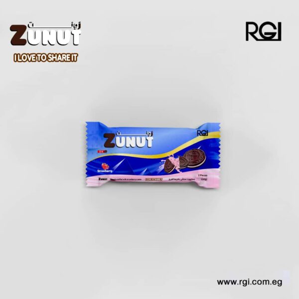Zunut Biscuit I love to share it Z-series Oreo Zunut-Biscuit Strawberry Flavor Quantity 2 Piece rgi-egypt
