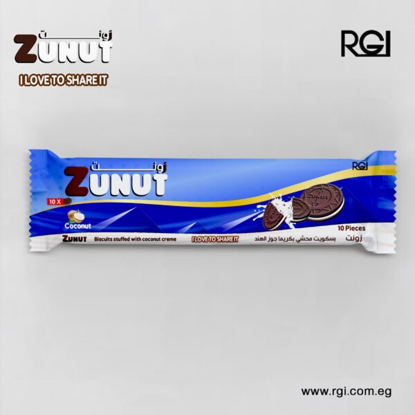 Zunut Biscuit I love to share it Z-series Oreo Zunut-Coconut Strawberry Flavor Quantity 10 Piece rgi-egypt